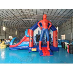 Manufacture Bouncy Castler Inflatable Bouncer Combo With Slide SpidermMan Castle