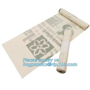 Compostable Disposable Biodegradable Plastic Custom Printed Flat Garbage Bag,