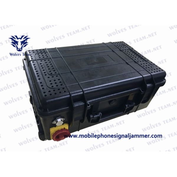Waterproof Portable Cell Phone Signal Vehicle Bomb Jammer With DDS Convoy