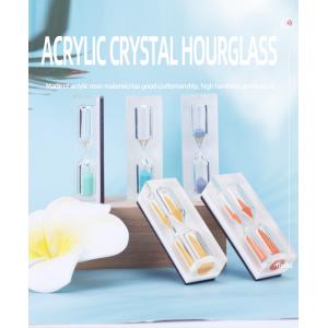 Transparent 2 Minute Hour Glass Timer , Childrens Sand Timer Hourglass