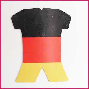 Buy National Advertising Promotional Magnetic T-shirt Car Sticker Germany at wholesale prices