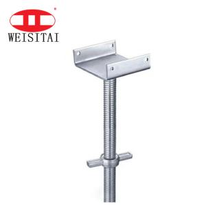 Hot Dip Galvanized Pipe Steel Scaffolding Parts Jack U Head Base Plate Antirust