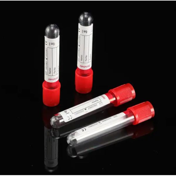 Medical Supplies 13*75mm 4ml Red Blood Collection Tube With Yellow Cap Color And Clot Activator