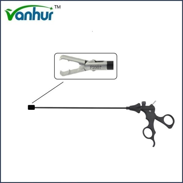 Buy 5mm Laparoscopic Instrument 2*3 Teeth Grasping Forceps ODM Acceptable Steel Material at wholesale prices