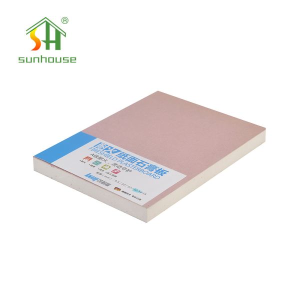 Buy 9Mm Fire Resistant Plasterboard Drywall Sag Resistance Gypsum Ceiling Board at wholesale prices