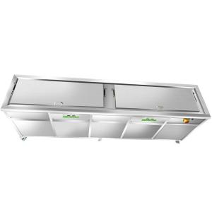 Multi Tanks Ultrasonic Pcb Cleaner Frequency 28 / 40khz For Electronic Industry