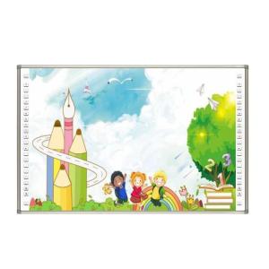 96 Inch Infrared Interactive Whiteboard USB Interface Ceramic Surface