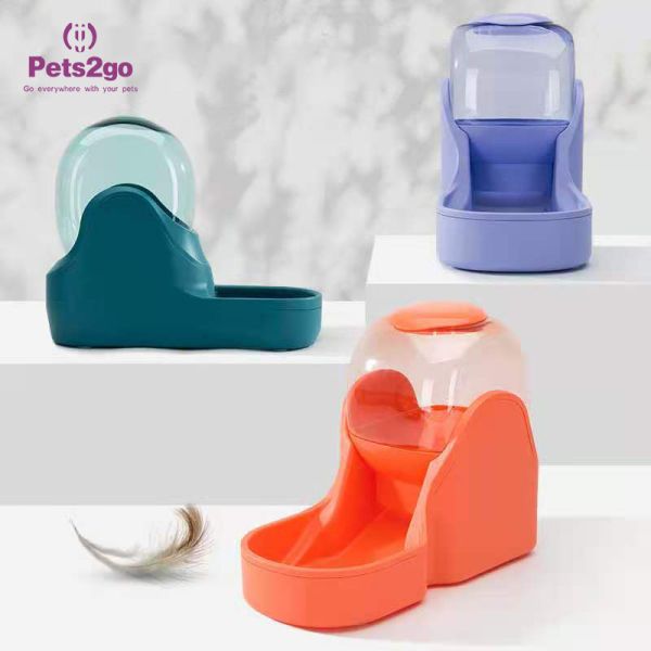 Buy Pets2go Auto Grain Barrel Plastic 2.5kg Pet Feeder Bowls at wholesale prices