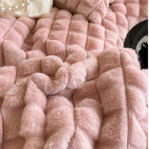 320gsm Soft Plush Coral Fleece Blanket Warm Minky Throw Blankets
