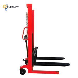 Lifting Height 1800mm Electric Manual Pallet Stacker 1550*550*1450mm