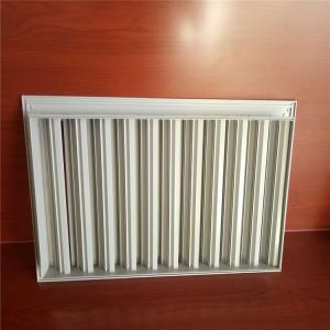 Adjustable External Aluminium Window Louvres Exterior Customized