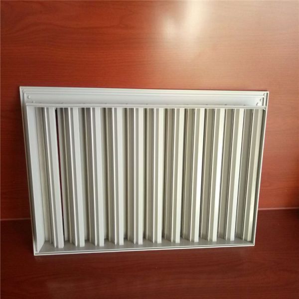 Buy Adjustable External Aluminium Window Louvres Exterior Customized at wholesale prices