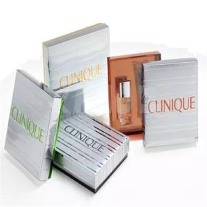 China custom perfume packaging box  cosmetics perfume gift paper box with flocking tray on sale