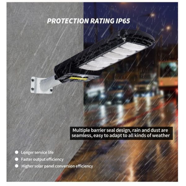 Lithium Battery 100w 150w All In One Solar LED Street Light Control Waterproof Solar Street Lamps