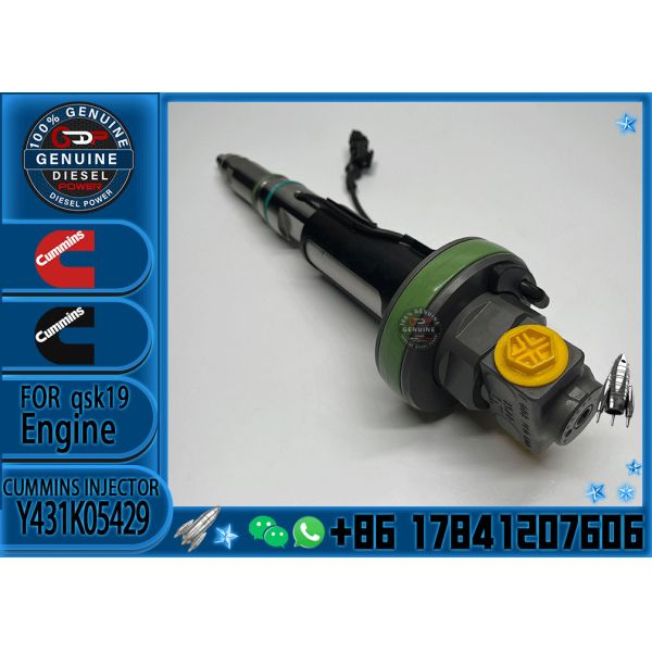 High Quality Common Rail Diesel Fuel Injector Y431K05429 4964170 For Cummins QSK19 QSK38 QSK60