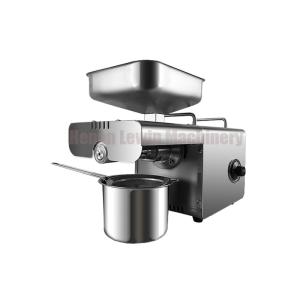 Easy Movable Domestic Oil Press Machine / Peanut Sunflower Oil Extraction