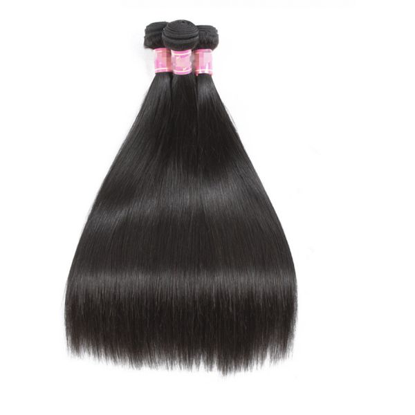 8A Grade 100 Unprocessed Malaysian Straight Hair Bundles For Ladys
