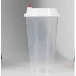 BPA Free Round Disposable Plastic Drinking Cups with Lids