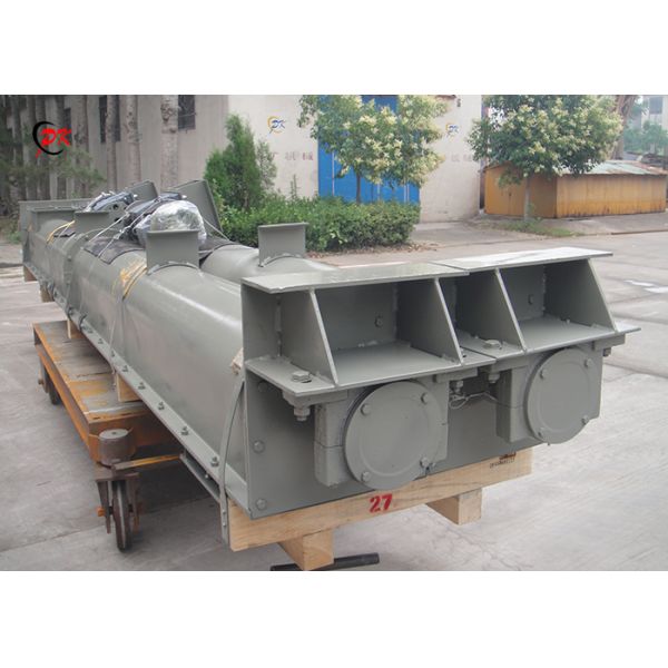 Industrial Auger Screw Conveyor Incline U Trough For Dust Collector Silo