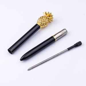 Business gift metal signature pen customized advertisement hotel gift pineapple