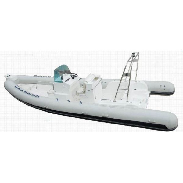 Buy Inflatable Speed Boat With Big Sunbath Bed , 8.5m Orca Hypalon Rib Boat at wholesale prices