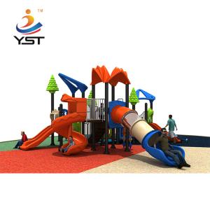China Customized Children Playground Slides Outdoor Kids Plastic Anti UV on sale