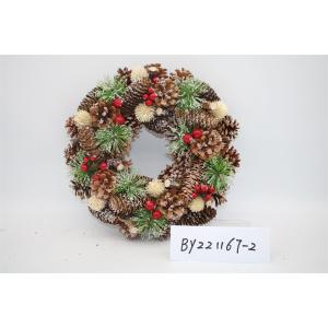 Wholesale Artificial Christmas Door Decoration Supplies Nature Pine Cone Large