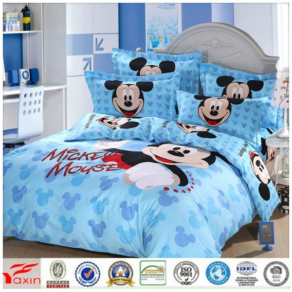Buy OEM Mickey Mouse Home Textiles,OEM Disney children bedding sheet sets,Microfiber Polyester bed sets at wholesale prices