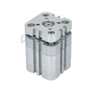 Compact Pneumatic Cylinder With Male Thread NBR TPE U Seals For 0.12 - 1 MPa