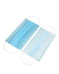 3 Ply Disposable Non Woven Face Mask , 3 Ply Face Mask For Anti - Virus