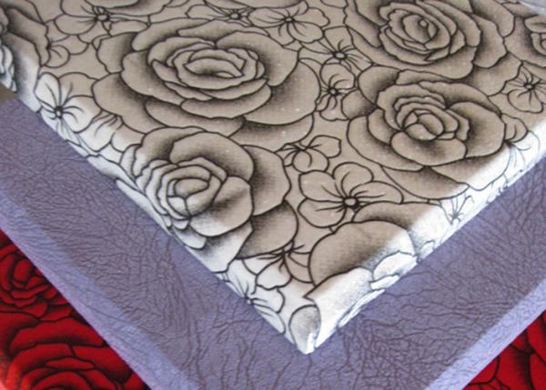 Fireproof Material Acoustic Fabric Wall Covering Red / Yellow / White