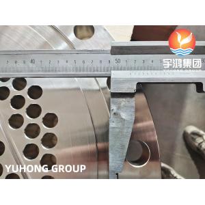 STAINLESS STEEL TUBESHEET PLATE MADE ASTM A240 SS316L CUSTOMIZED