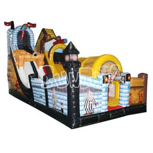 Outdoor Pirate Theme 18Oz Tarpaulin Inflatable Play Park