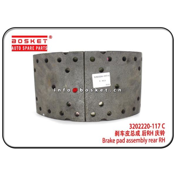 FVR34 Isuzu FVR Parts 3202220-117 C 3202220117 C Brake Pad Assembly Rear Right