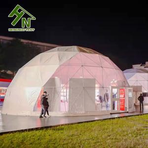 6m camping geodesic dome tent for living