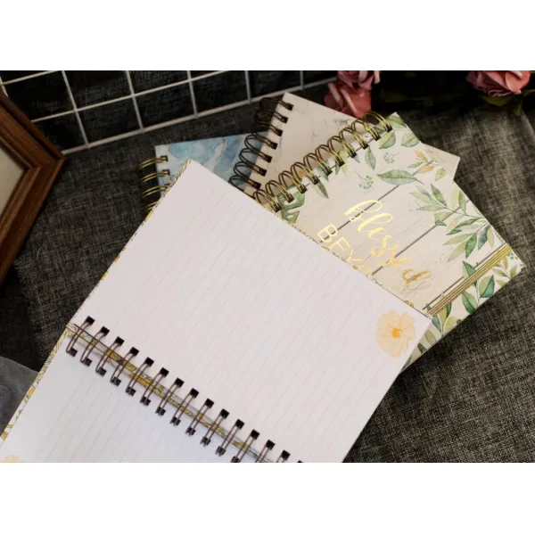 OPP Agenda Organizer Planner Notebook Laminated Spiral Bound OPP 8 Inches X 9.5 Inches