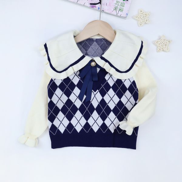 Winter Children Sweater Girls Clothing set Toddler Christmas Dresses Fall kids Girl Baby Sweaters Clothes Dress