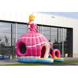 Amazing Princess Inflatable Bouncer PVC Material Red Printing Inflatable Bouncy