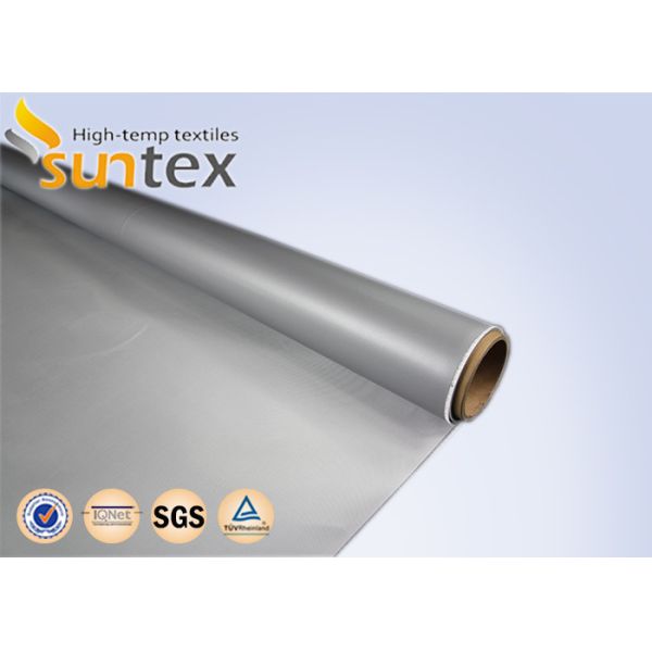 Buy Suntex two sides high temperature heat weld spatter spark resistant light Fiberglass with silicone rubber coating at wholesale prices