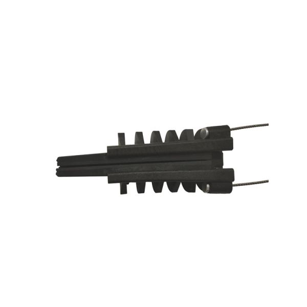 Buy FTTH Optical Fiber Tension Clamp 02 PA6 Stainless Steel Wire Anchor Clamp for Overhead at wholesale prices