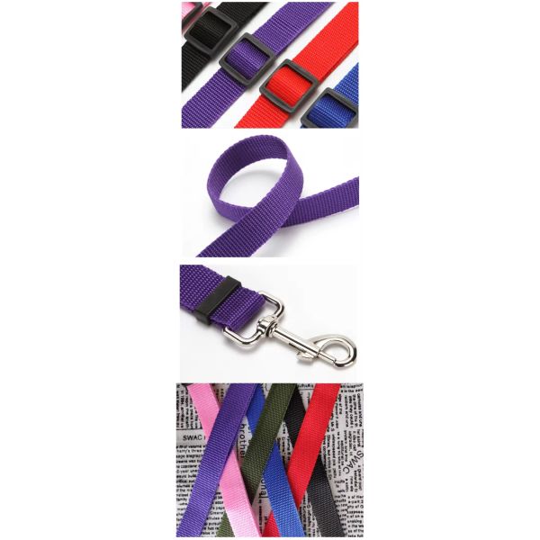 Colorful Adjustable Car Dog Leash Customized Pet Seat Belt Leash