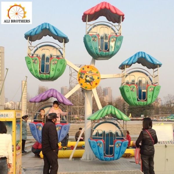 Attractive children games funfair rides mini ferris wheel/ amusement park equipment for family