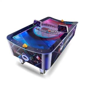 Plastic Coin Operated Curved Arcade Air Hockey Table machine Video Games