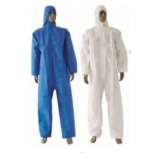 China Breathable Disposable Scrub Suits Waterproof Disposable Coveralls Eco Friendly on sale