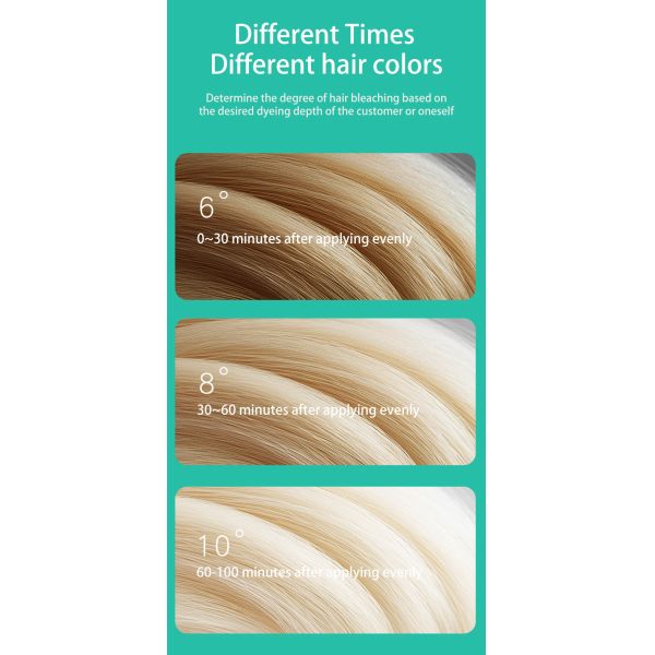 9 Levels Hair Bleaching Powder For Professional Hair Dye No Harmful To Hair