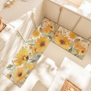 Long Kitchen Entrance Floor Mat with Customized Design and Waterproof Function