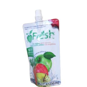 Custom Printed Food Grade Stand Up Spout Pouch Plastic Drinking Water Bag For