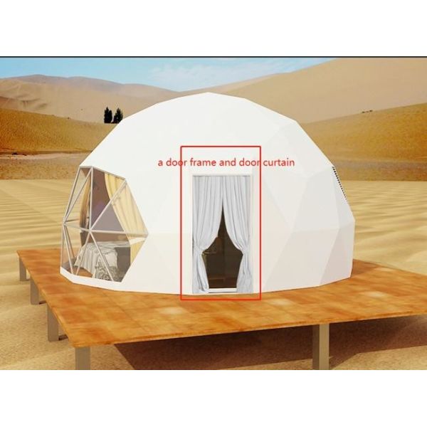 Geodesic Dome House Steel Tent For Outdoor Event Economical Family Camping Hotel Dome Tent