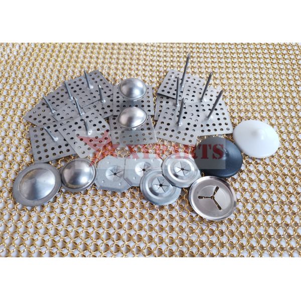 30mm Cup Head Quilting Rock Wool Insulation Pins For Remove Balance Connected