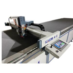 Blue Frame Silver Case Cutting Machine Frame and Case 2516 Fabric CNC Digital